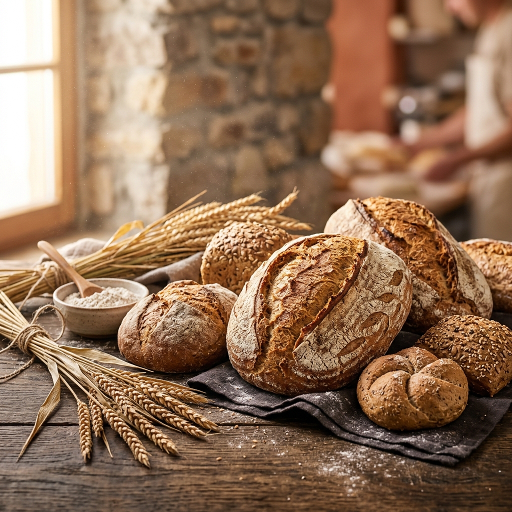 Dinkel- und Urgetreide-Brote