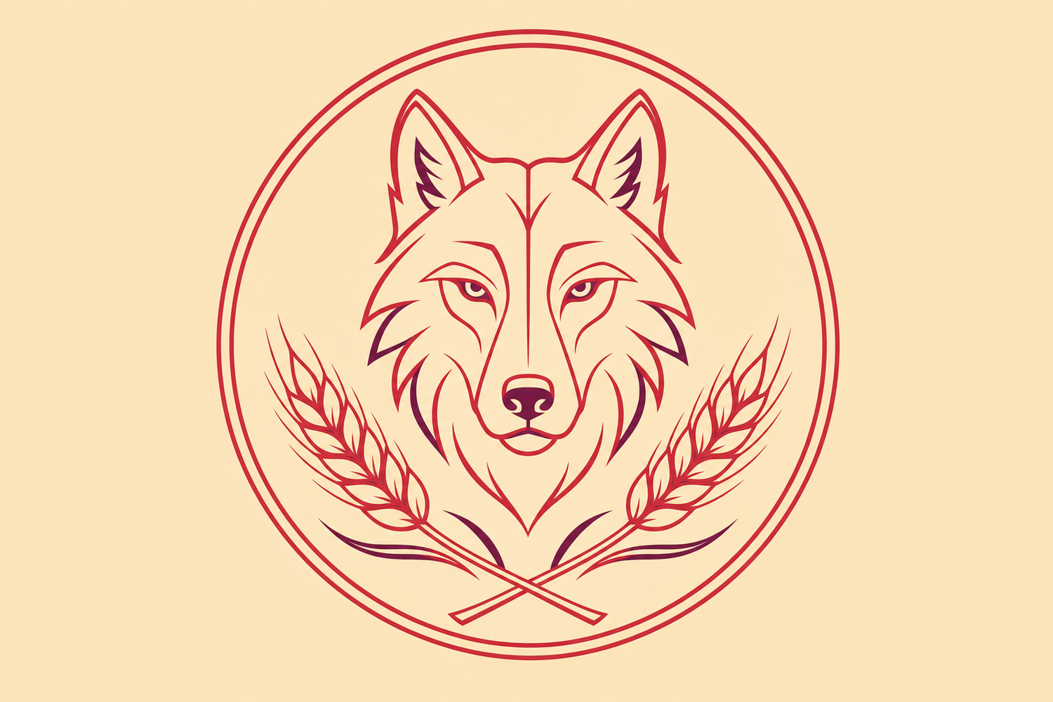 Kurt Bäckerei Wolf-Emblem